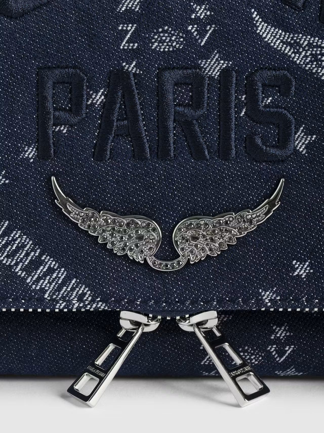 Rock Monogram Denim Pochette