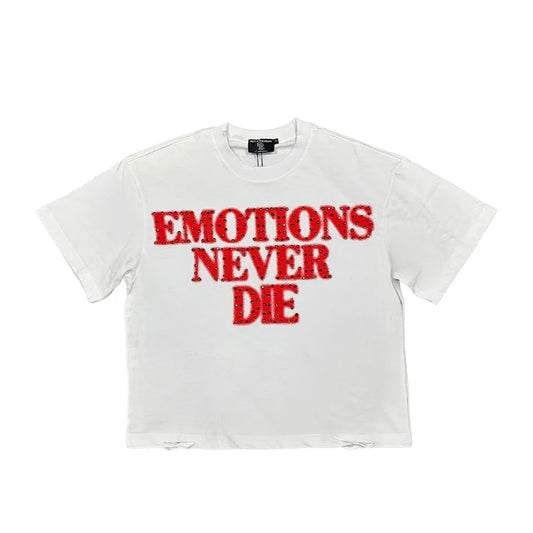 Red ‘End’ Rhinestone